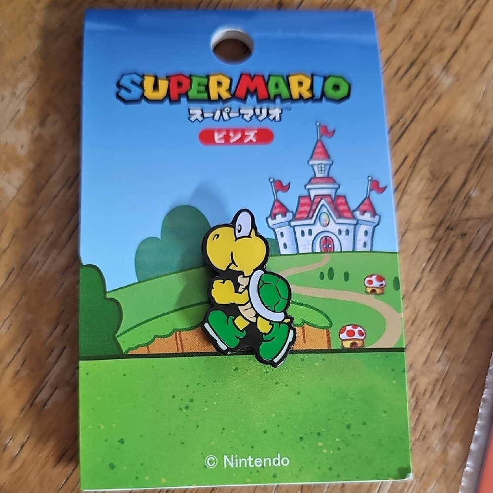 SUPER MARIO Official ENAMEL PIN Lapel KOOPA Nintendo Store TOKYO JAPAN Exclusive